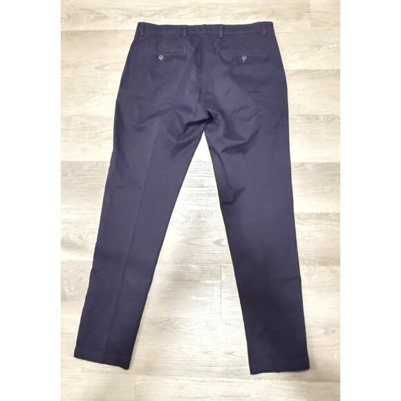 Club Monaco Connor Modern Slim Fit Mens Chino Pants 34x32 Cotton Blend‎ Plum - Picture 3 of 4